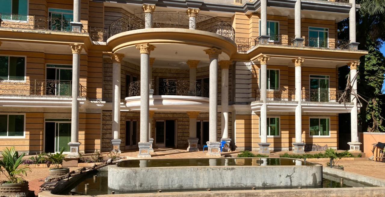 Detailed multi-storey exterior architecture