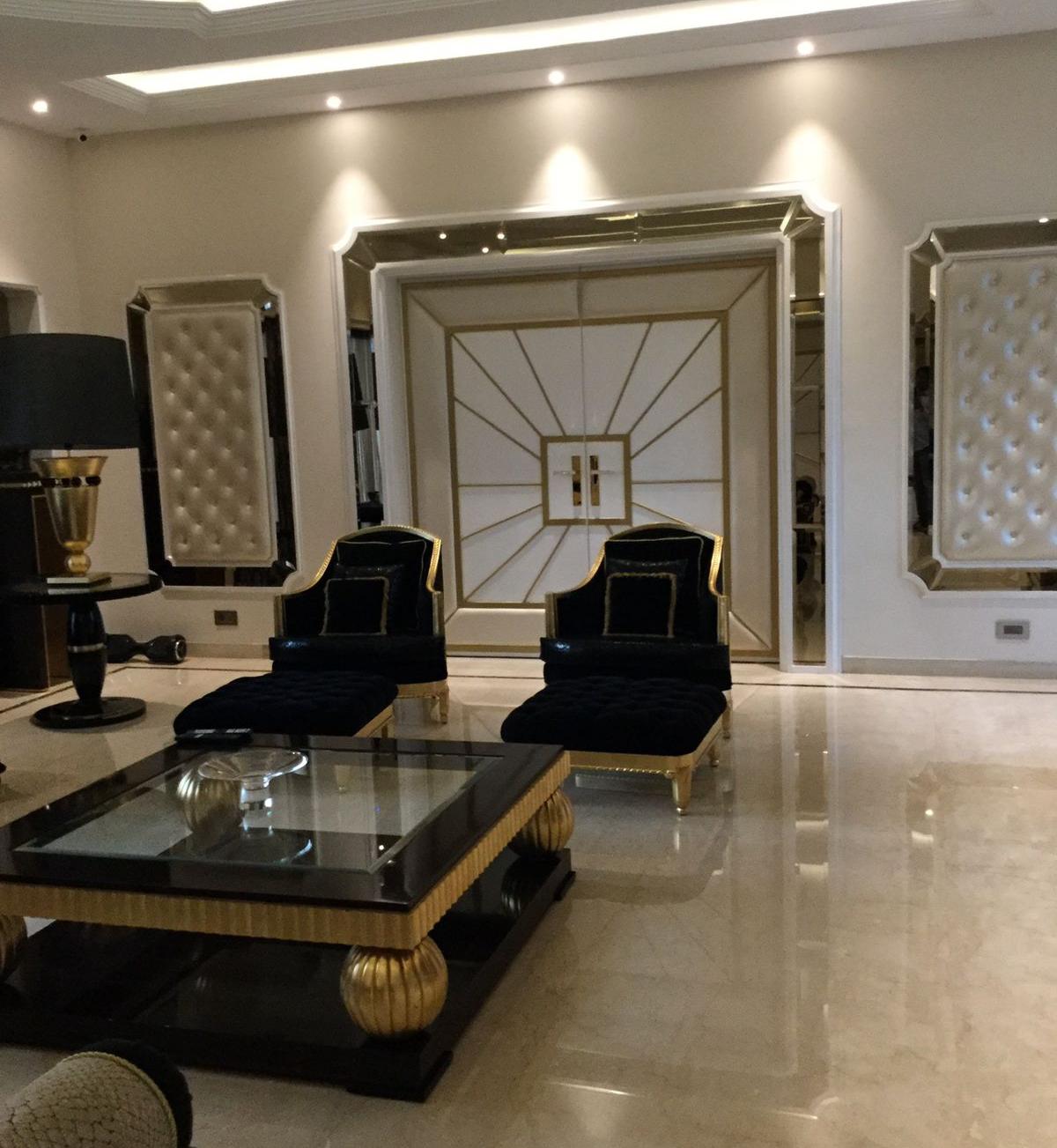 Luxury lounge with coordinated seating