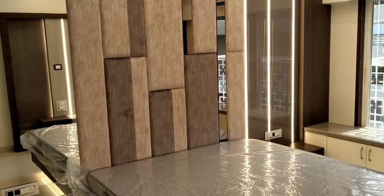 Custom walk-in wardrobe and dressing area